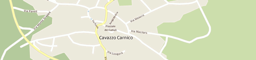 Mappa della impresa scuola elementare a CAVAZZO CARNICO