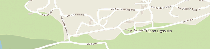 Mappa della impresa carnica diffusori acustici di baritussio danilo a TREPPO CARNICO