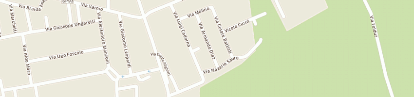 Mappa della impresa buie sasdi odorico damiano e c a RIVIGNANO