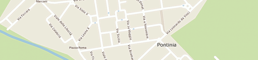 Mappa della impresa traccitto monica a PONTINIA