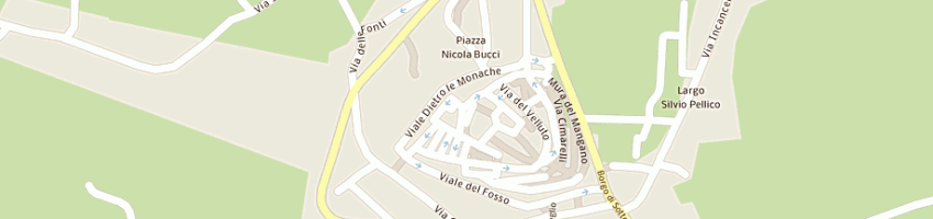Mappa della impresa del moro rodolfo a CORINALDO