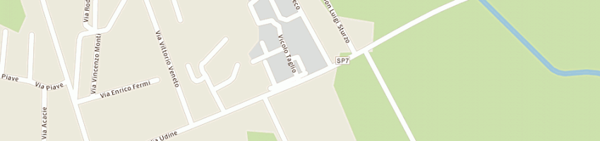 Mappa della impresa ceramiche fabbro di fabbro g e c (snc) a RIVIGNANO