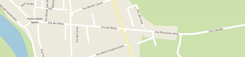Mappa della impresa toffoletti gianni a UDINE