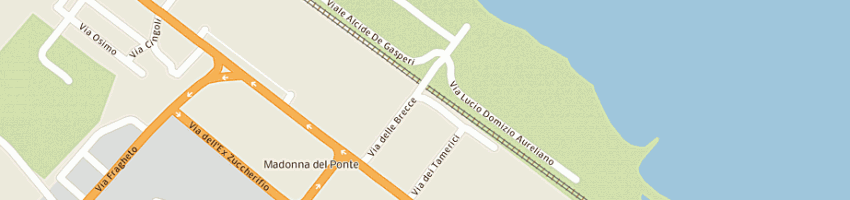 Mappa della impresa municipio di fano a FANO