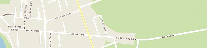 Mappa della impresa simonato armando e figli snc a LATISANA