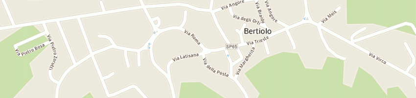 Mappa della impresa farmacia tilatti della drssa annamaria tilatti a BERTIOLO