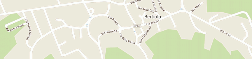 Mappa della impresa bar centrale a BERTIOLO