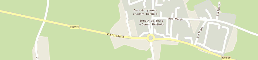 Mappa della impresa pz sistemi srl a BERTIOLO