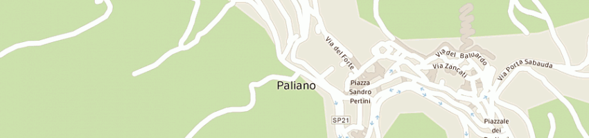 Mappa della impresa market di carlusti maria e c societa' in nome collettivo a PALIANO