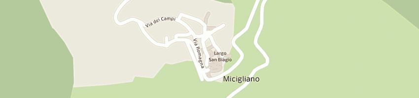 Mappa della impresa l'abbazia snc di cappelletti fabrizio alessandra e roberta a MICIGLIANO