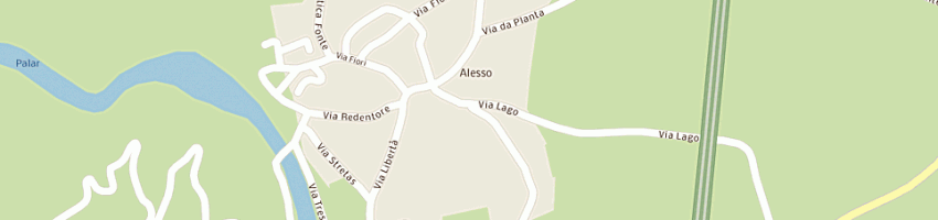Mappa della impresa p market di picco vanni e c snc a TRASAGHIS