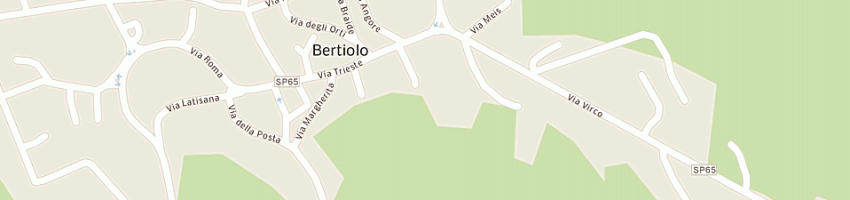 Mappa della impresa municipio a BERTIOLO