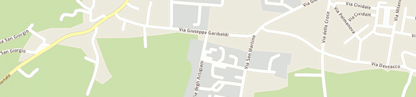 Mappa della impresa gerussi elia a MAJANO
