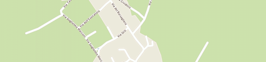 Mappa della impresa panificio cecco (snc) a TEOR