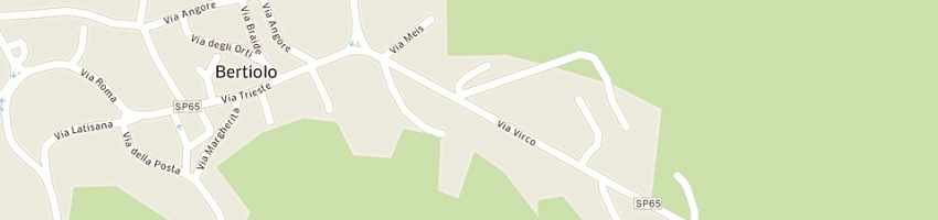 Mappa della impresa cressatti a BERTIOLO
