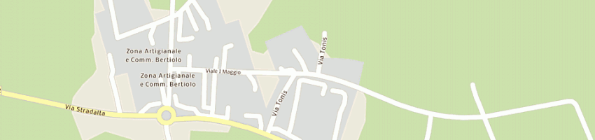 Mappa della impresa gs di grossutti r e c (snc) a BERTIOLO