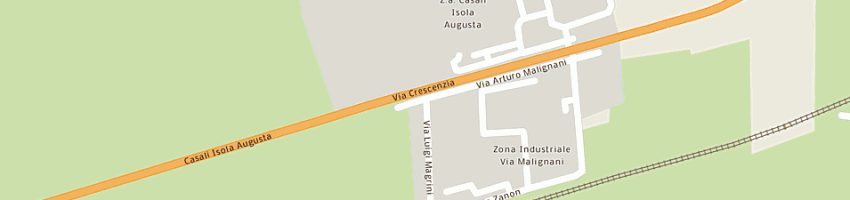 Mappa della impresa pizzeria galigia a PRECENICCO