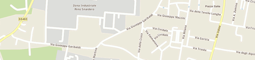 Mappa della impresa autofficina puppin di marino puppin e c (snc) a MAJANO