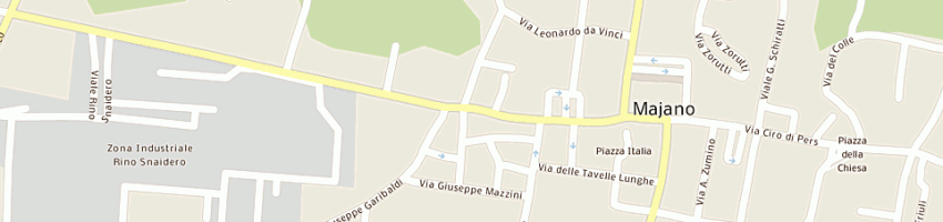 Mappa della impresa estetica vanity a MAJANO