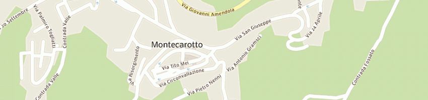 Mappa della impresa farmacia tentelli alessandra a MONTECAROTTO