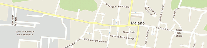 Mappa della impresa autoscuola pittolo di franco pittolo e csnc a MAJANO