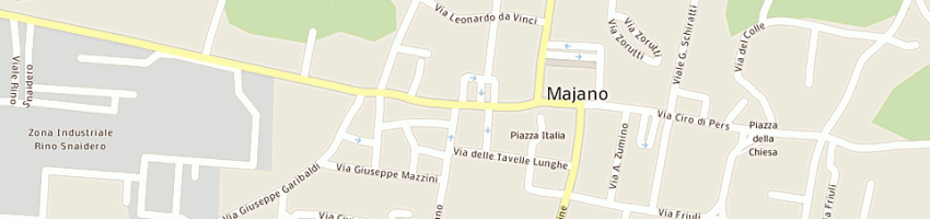 Mappa della impresa giacomuzzi perind valter studio associato a MAJANO