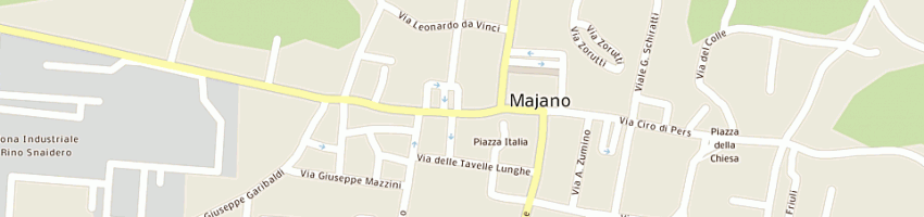 Mappa della impresa scialino orianna a MAJANO