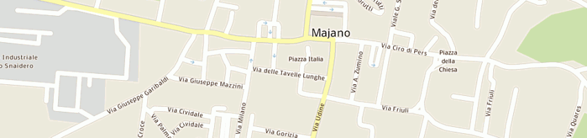 Mappa della impresa ermacora tiziano a MAJANO