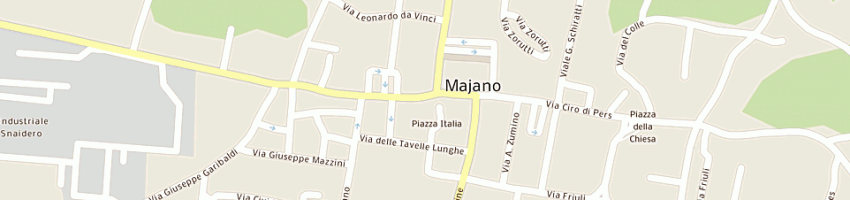 Mappa della impresa tvs di michelutti ivano a MAJANO