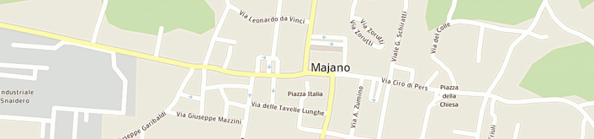 Mappa della impresa banco di brescia a MAJANO