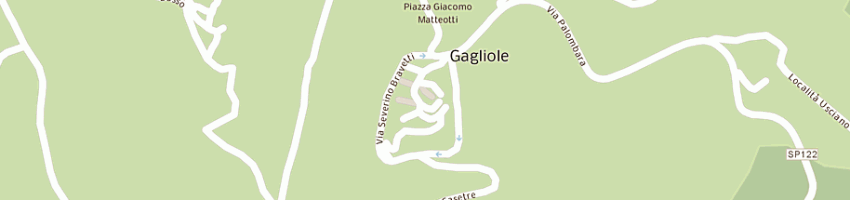 Mappa della impresa comes costruzioni metalliche a GAGLIOLE