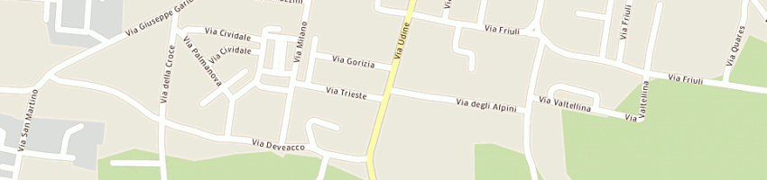 Mappa della impresa liva renato e c (snc) a MAJANO