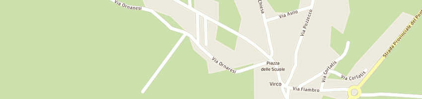 Mappa della impresa schiavo gino a BERTIOLO