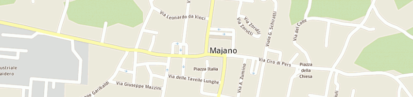 Mappa della impresa fabula di beinat rita e c (snc) a MAJANO