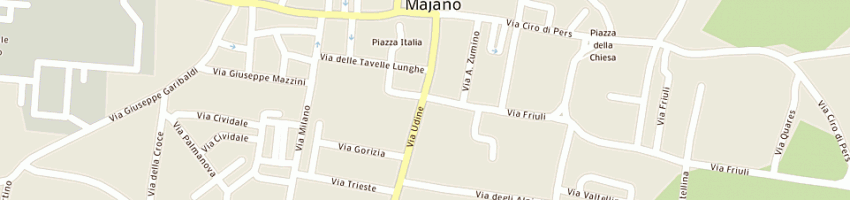 Mappa della impresa farbe (spa) a MAJANO