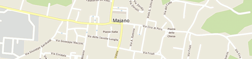 Mappa della impresa studio associato arche' a MAJANO