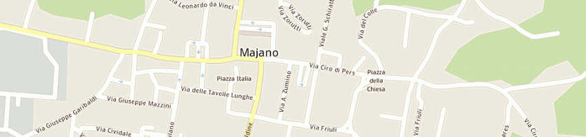 Mappa della impresa persello francesco a MAJANO