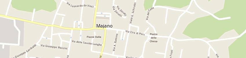 Mappa della impresa gregori mariarosa a MAJANO