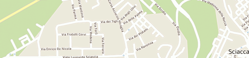 Mappa della impresa costa calogero a SCIACCA