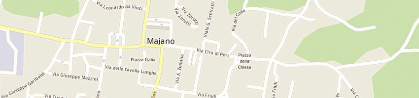 Mappa della impresa parrucchiera spizzo mariateresa a MAJANO