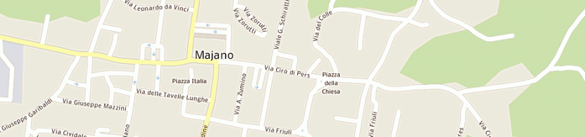Mappa della impresa bar al got a MAJANO