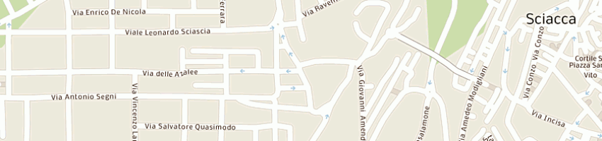 Mappa della impresa comando provinciale vigili del fuoco a SCIACCA