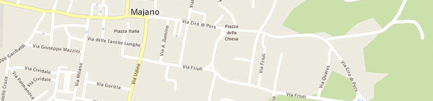 Mappa della impresa di gianantonio silvano a MAJANO