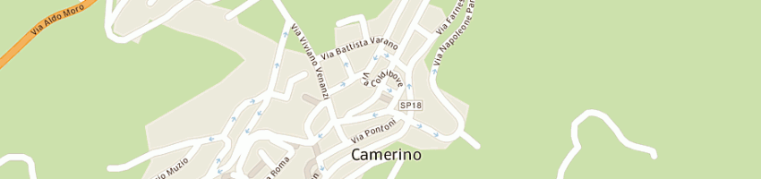 Mappa della impresa monastero s chiara a CAMERINO