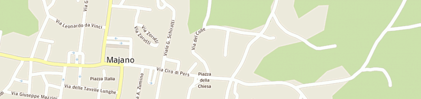 Mappa della impresa goz fabrizio a MAJANO