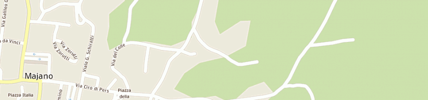 Mappa della impresa cividino elio a MAJANO