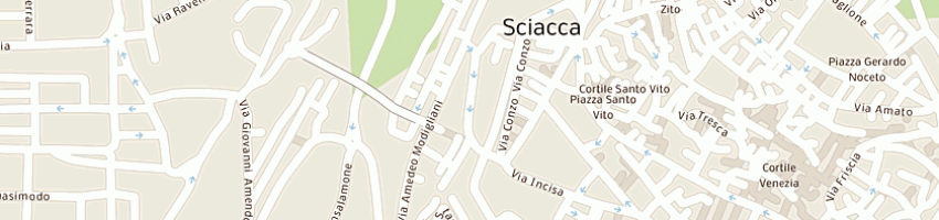 Mappa della impresa picone giuseppe a SCIACCA