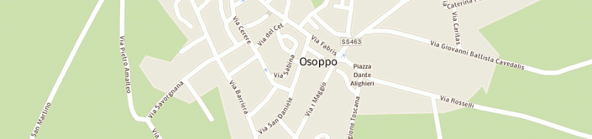 Mappa della impresa da mafalda di pugnale silvana a OSOPPO