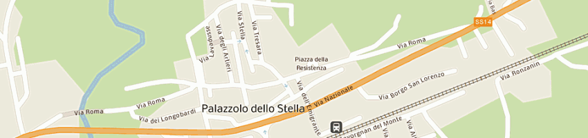Mappa della impresa bar pasticceria tomasoni caterina e c snc a DELLO