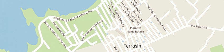 Mappa della impresa palazzolo faro a TERRASINI